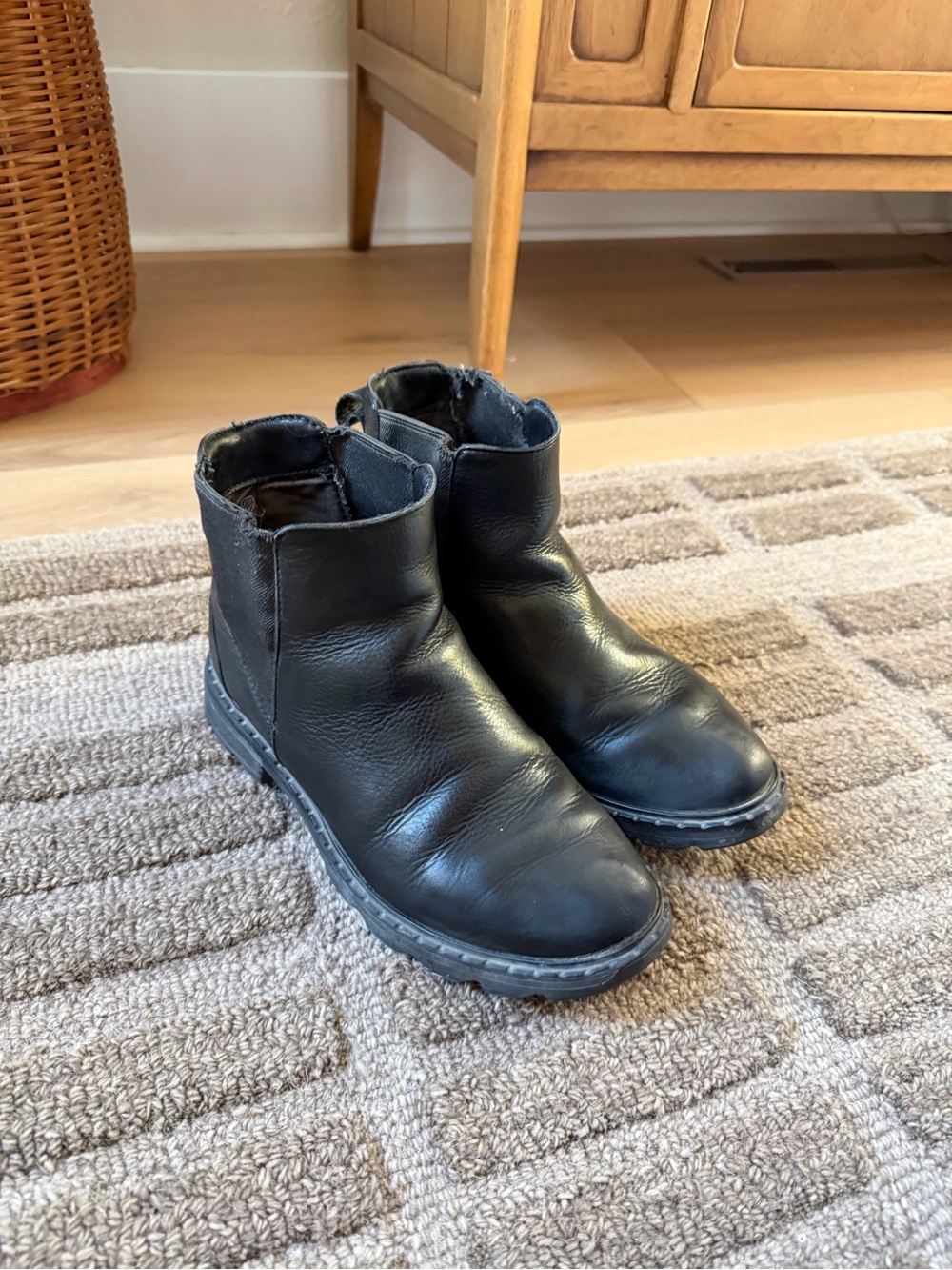 Sorel Women’s Black Leather Boots